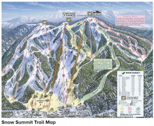 Snow Summit Trail Map